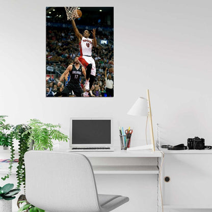 DeMar DeRozan Dunk Basketball Sport Wall Art Print Poster