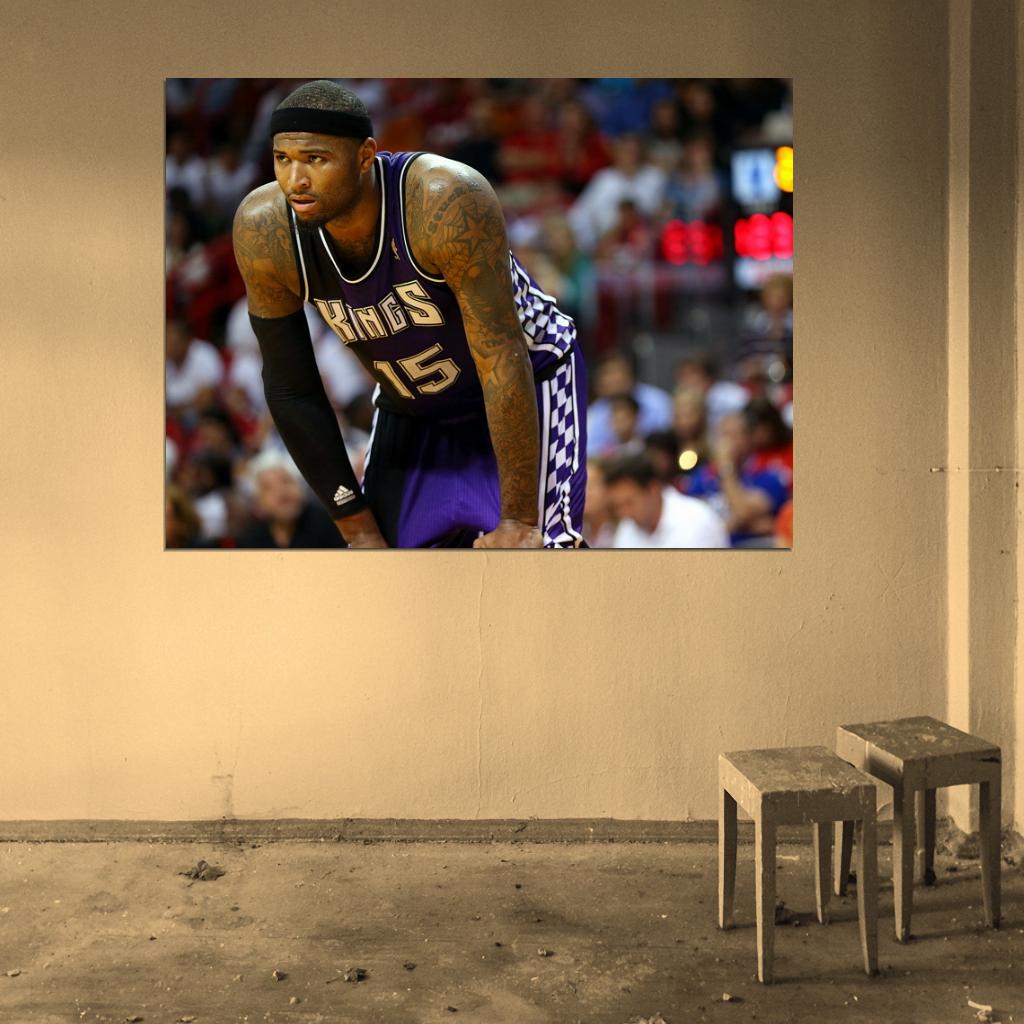 DeMarcus Cousins Basketball Sport Wall Art Print Poster