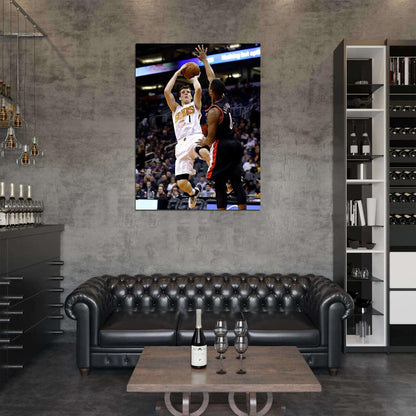 Goran Dragic Fadeaway Jump Shot Basketball Sport Wall Art Print Poster
