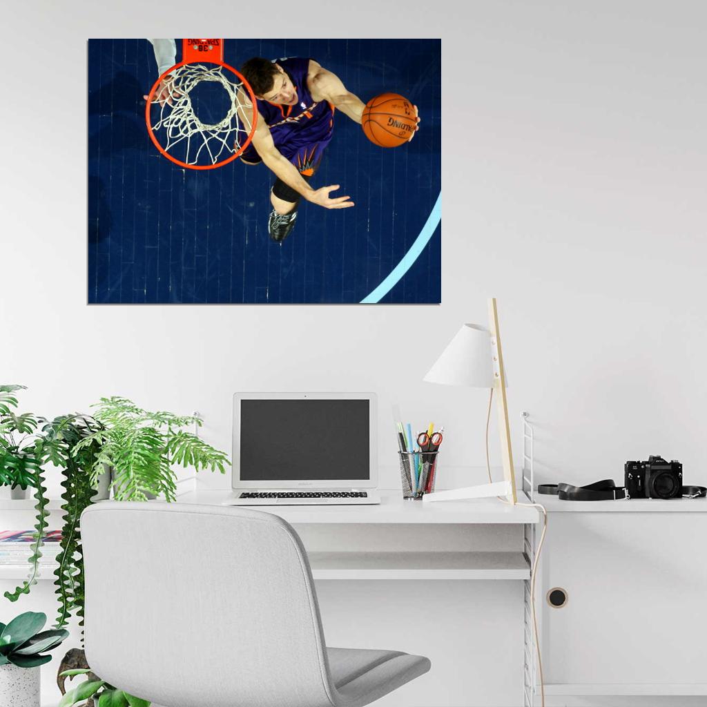 Goran Dragic Reverse Layup Basketball Sport Wall Art Print Poster