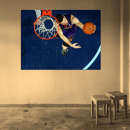 Goran Dragic Reverse Layup Basketball Sport Wall Art Print Poster