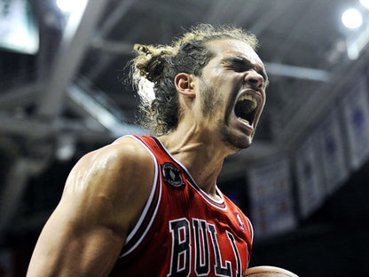 Joakim Noah Scream Basketball Sport Wall Art Print Poster