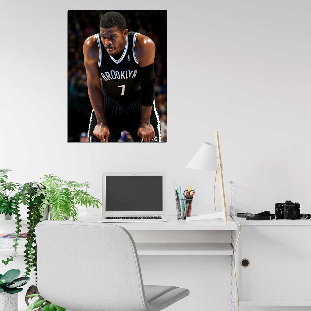 Joe Johnson Black Jersey Basketball Sport Wall Art Print Poster