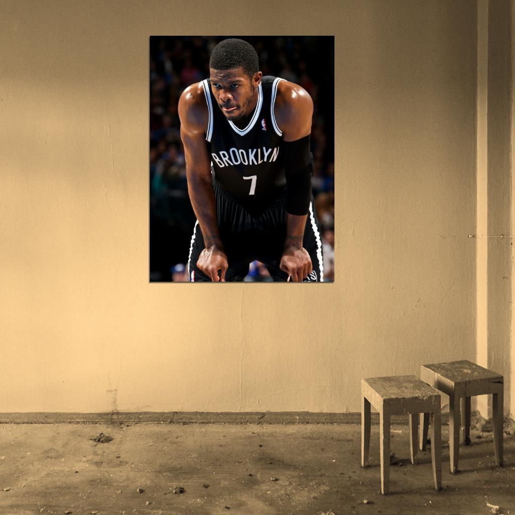 Joe Johnson Black Jersey Basketball Sport Wall Art Print Poster
