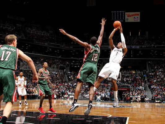 Joe Johnson Fadeaway Jump Shot Basketball Sport Wall Art Print Poster
