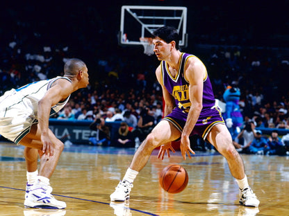 John Stockton Retro Basketball Sport Wall Art Print Poster