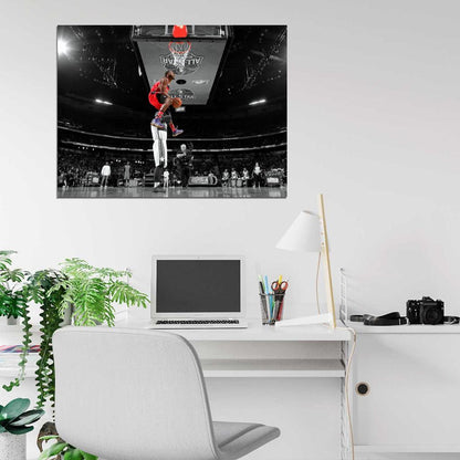 John Wall Washington Wizards Slam Dunk Contest All-Star Basketball Sport Wall Art Print Poster