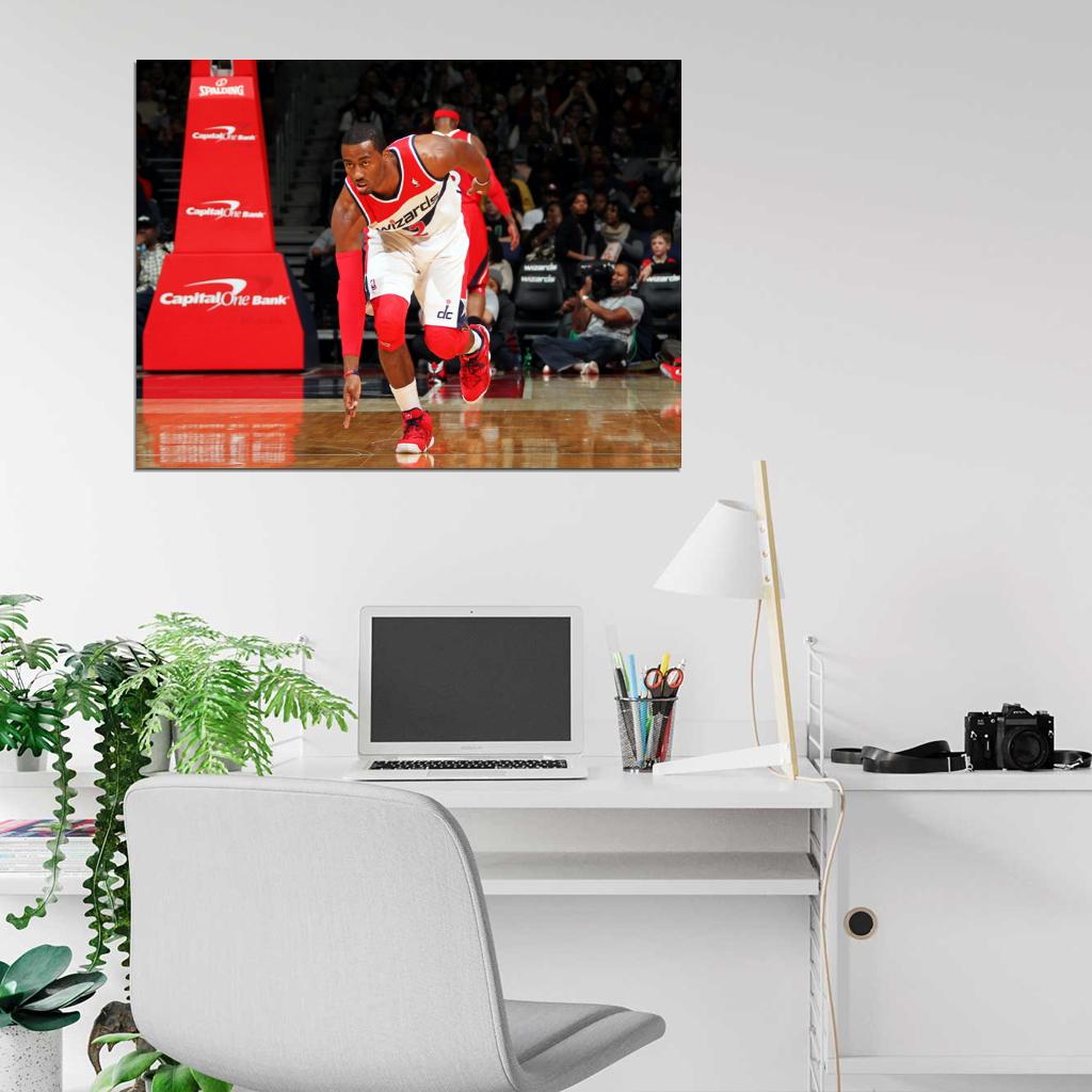 John Wall Washington Wizards Basketball Sport Wall Art Print Poster