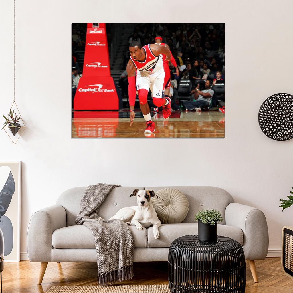 John Wall Washington Wizards Basketball Sport Wall Art Print Poster