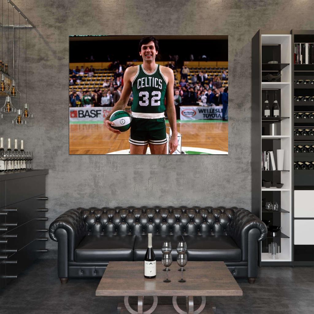 Kevin McHale Boston Retro Basketball Sport Wall Art Print Poster