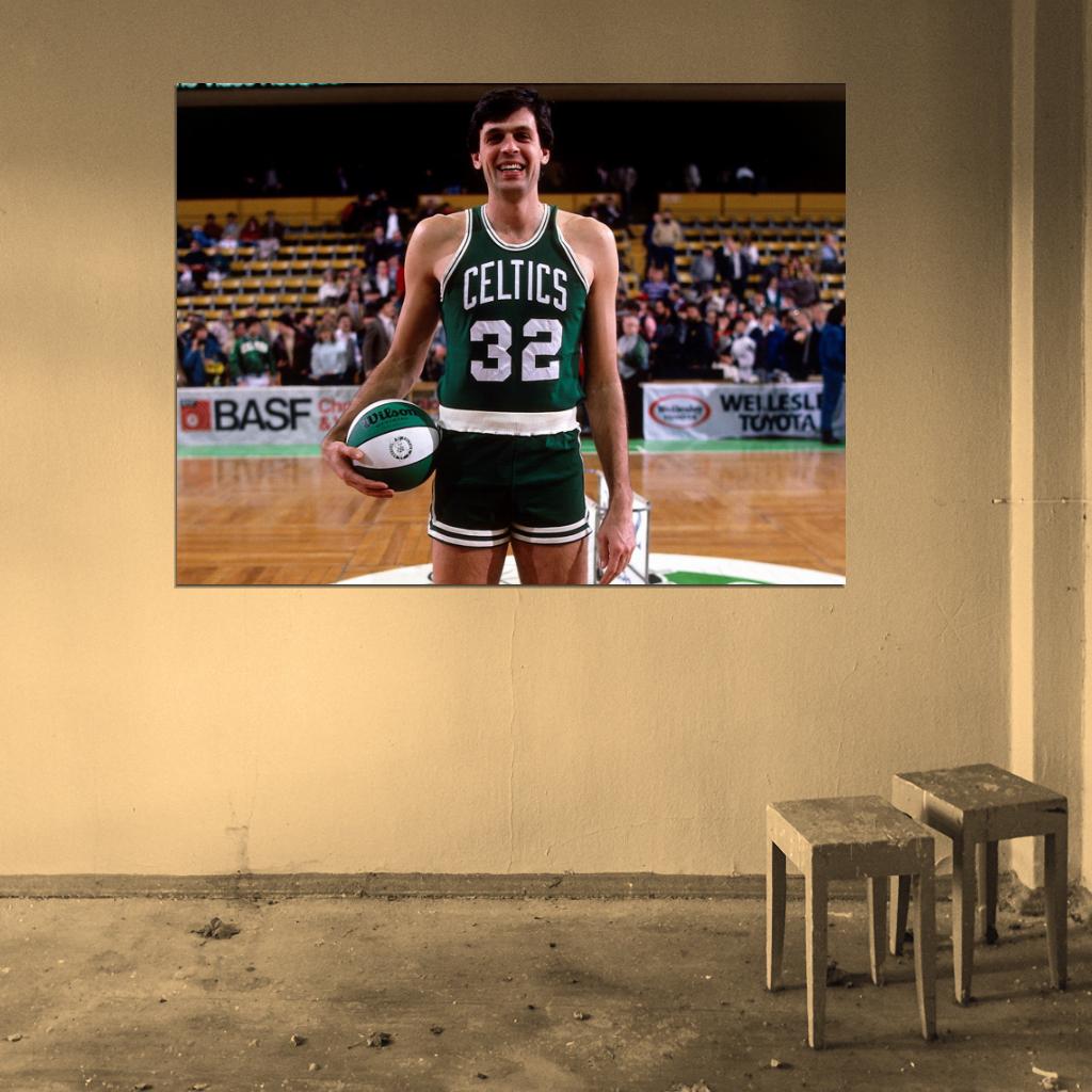 Kevin McHale Boston Retro Basketball Sport Wall Art Print Poster