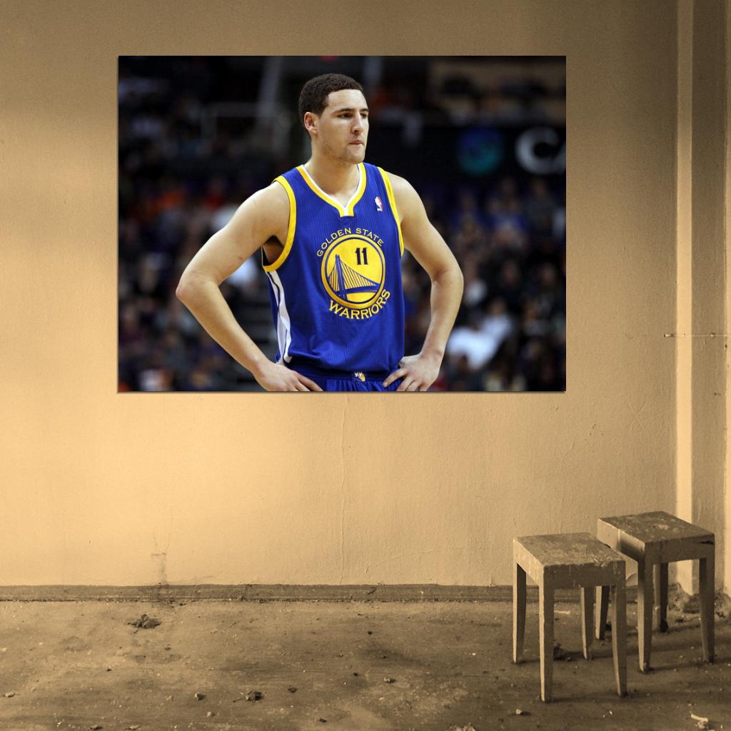 Klay Thompson Basketball Sport Wall Art Print Poster