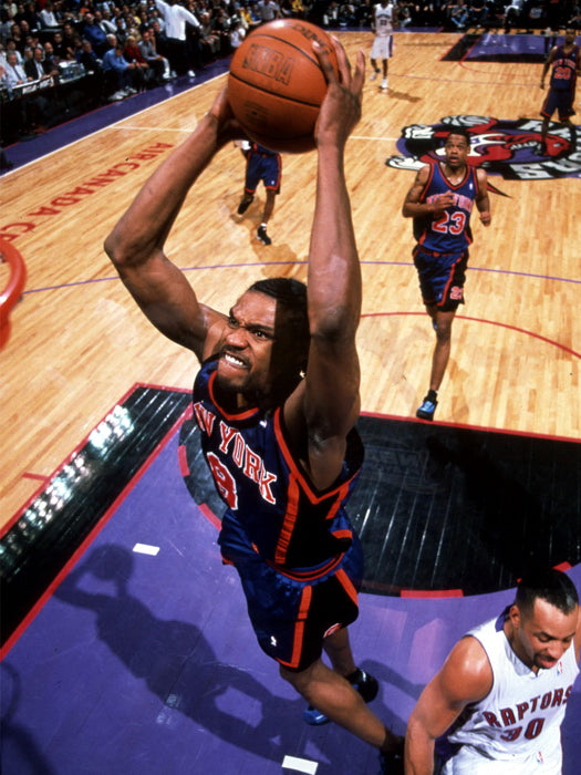 Latrell Sprewell Dunk New York Retro Basketball Sport Wall Art Print Poster