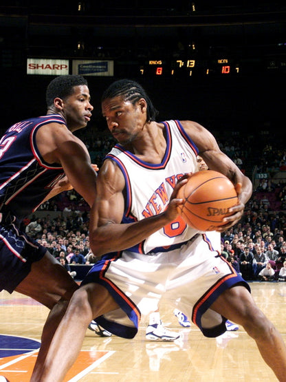 Latrell Sprewell New York Retro Basketball Sport Wall Art Print Poster