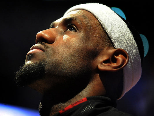 LeBron James King Awesome Portrait Basketball Sport Wall Art Print Poster