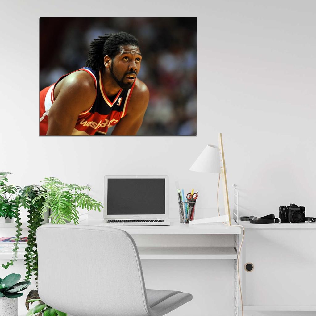 Nene Hilario Washington Wizards Basketball Sport Wall Art Print Poster
