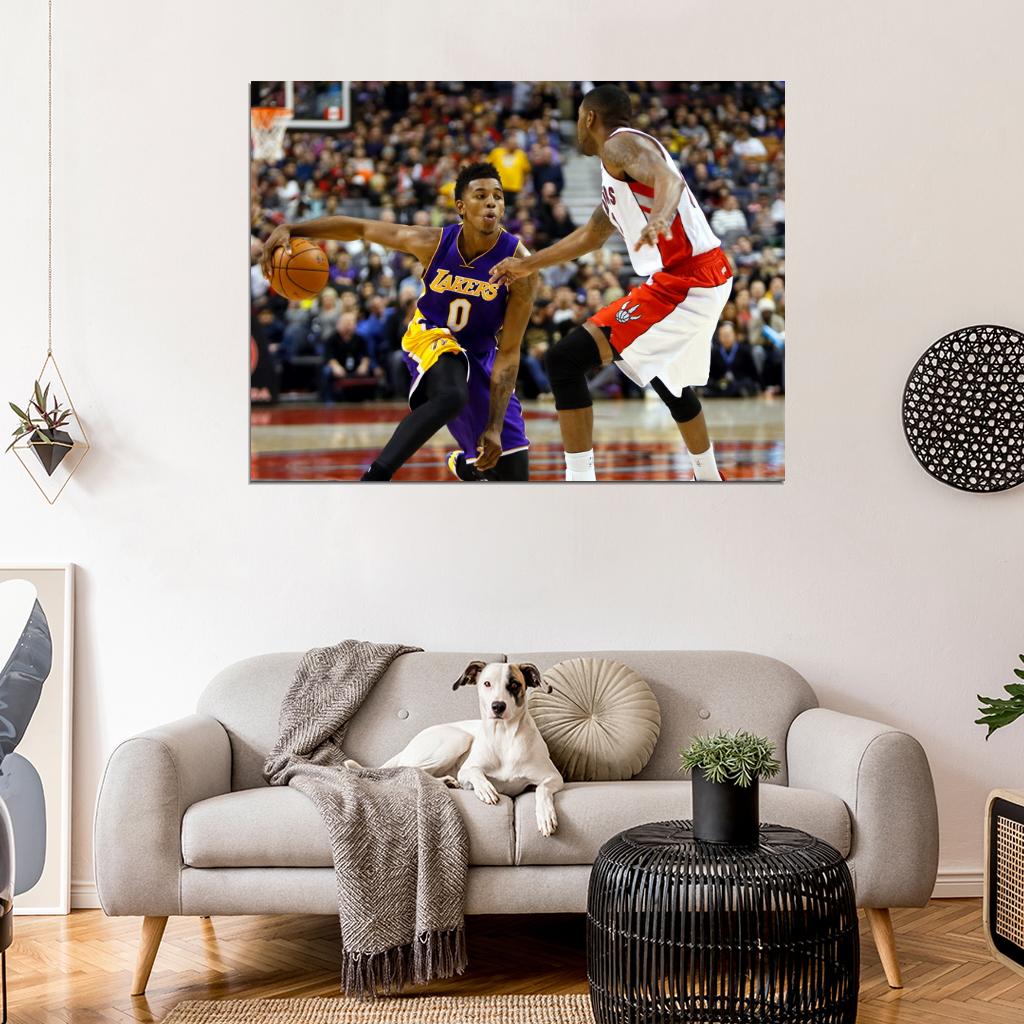 Nick Young Crossover Los Angeles Basketball Sport Wall Art Print Poster