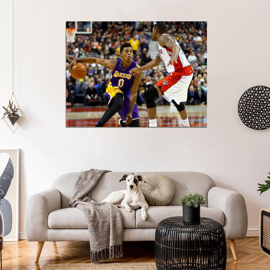 Nick Young Crossover Los Angeles Basketball Sport Wall Art Print Poster