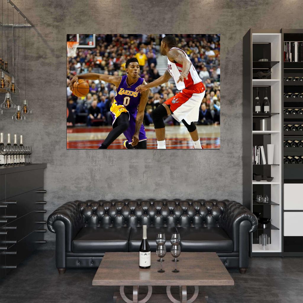 Nick Young Crossover Los Angeles Basketball Sport Wall Art Print Poster