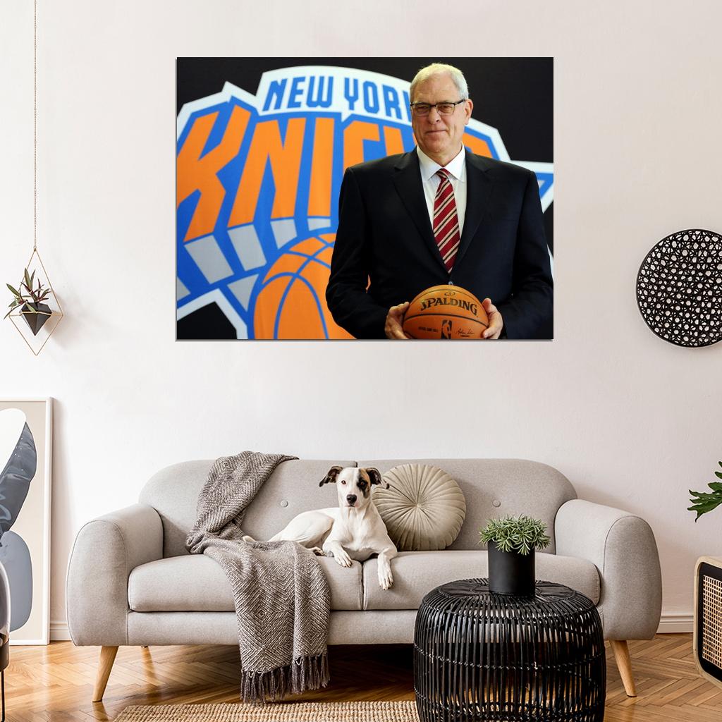 Phil Jackson New York Basketball Sport Wall Art Print Poster