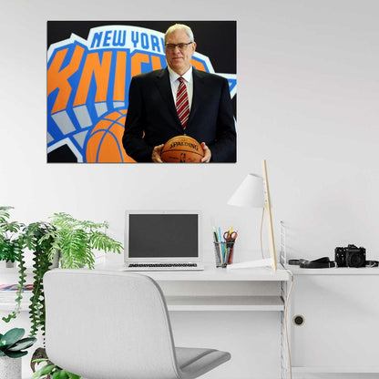 Phil Jackson New York Basketball Sport Wall Art Print Poster