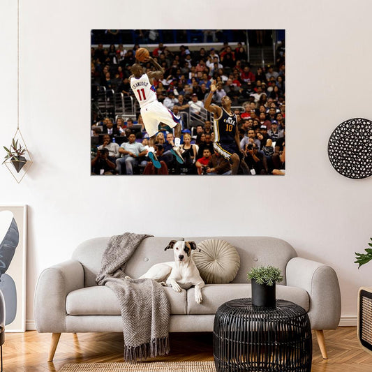 Jamal Crawford Fadeaway Shot Los Angeles Basketball Sport Wall Art Print Poster