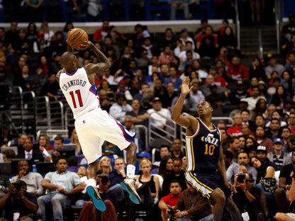 Jamal Crawford Fadeaway Shot Los Angeles Basketball Sport Wall Art Print Poster