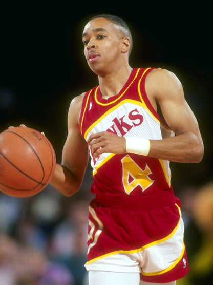 Spud Webb Retro Basketball Sport Wall Art Print Poster