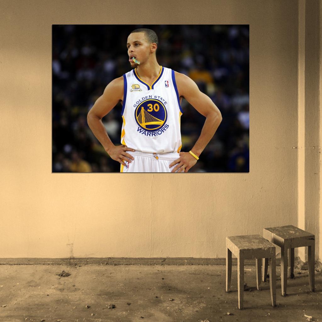 Stephen Steph Curry Basketball Sport Wall Art Print Poster