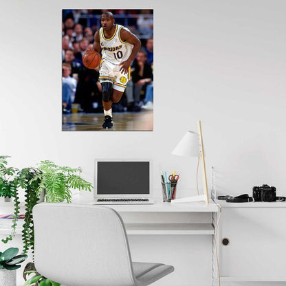 Tim Hardaway Retro Basketball Sport Wall Art Print Poster