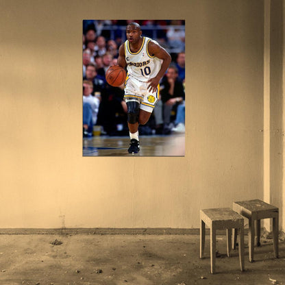 Tim Hardaway Retro Basketball Sport Wall Art Print Poster