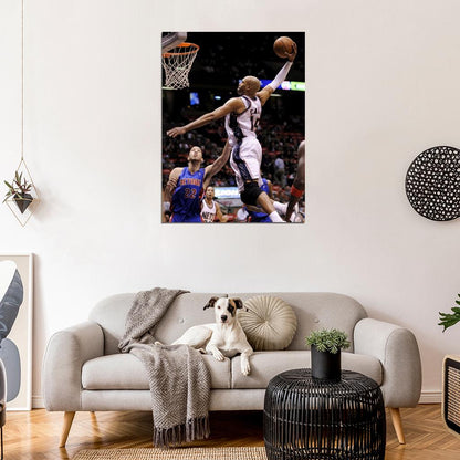 Vince Carter Dunk New Jersey Nets Basketball Sport Wall Art Print Poster