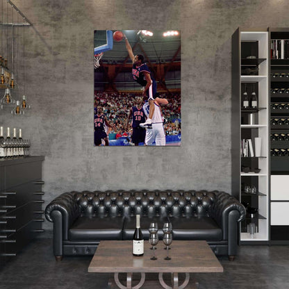 Vince Carter Posterize Monster Dunk 2000 US Team Basketball Sport Wall Art Print Poster