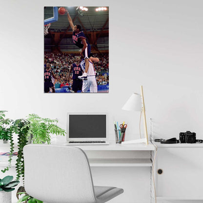 Vince Carter Posterize Monster Dunk 2000 US Team Basketball Sport Wall Art Print Poster