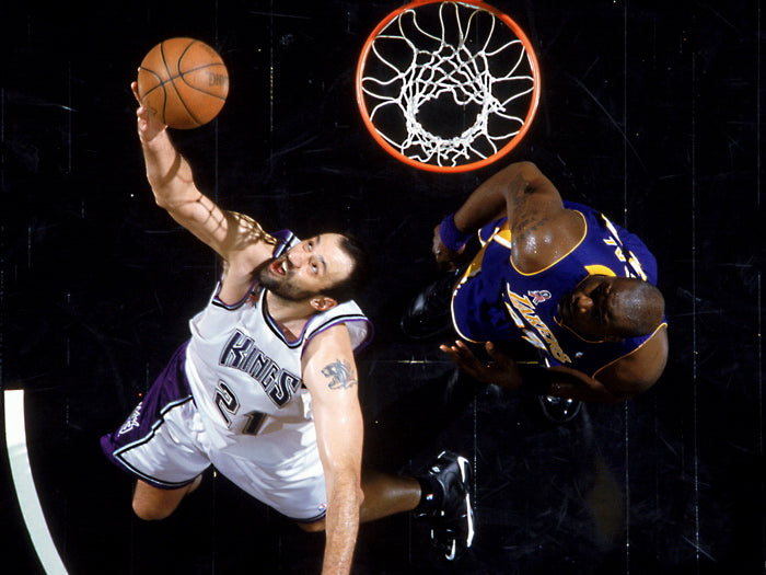 Vlade Divac Reverse Layup Basketball Sport Wall Art Print Poster