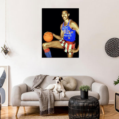 Wilt Chamberlain Harlem Globetrotters Retro Vintage Basketball Sport Wall Art Print Poster