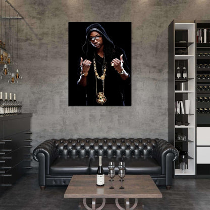 2 Chainz Tauheed Epps Rap Hip-Hop Music Rapper Wall Art Print Poster