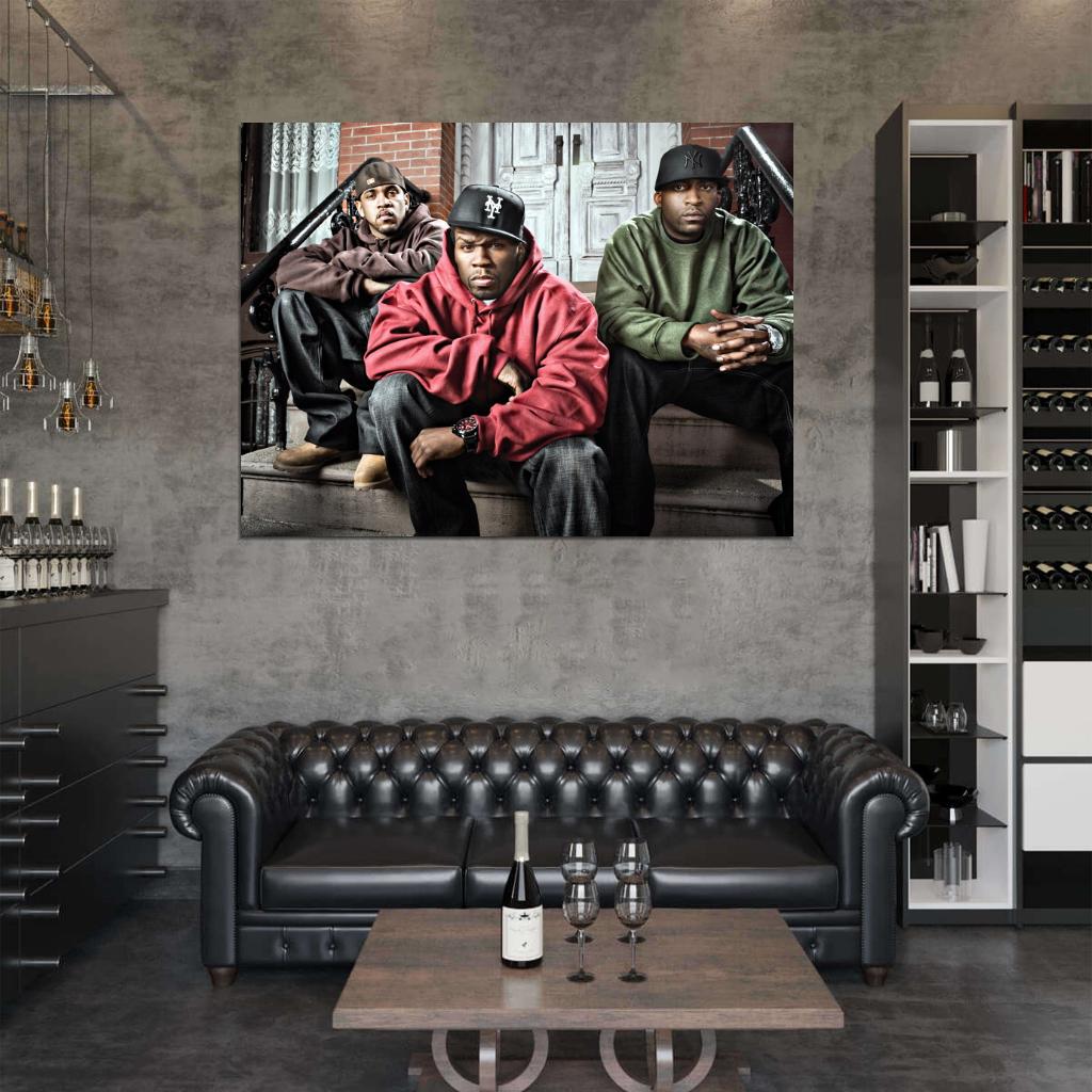 50 Cent G-Unit Rap Hip-Hop Music Rapper Wall Art Print Poster