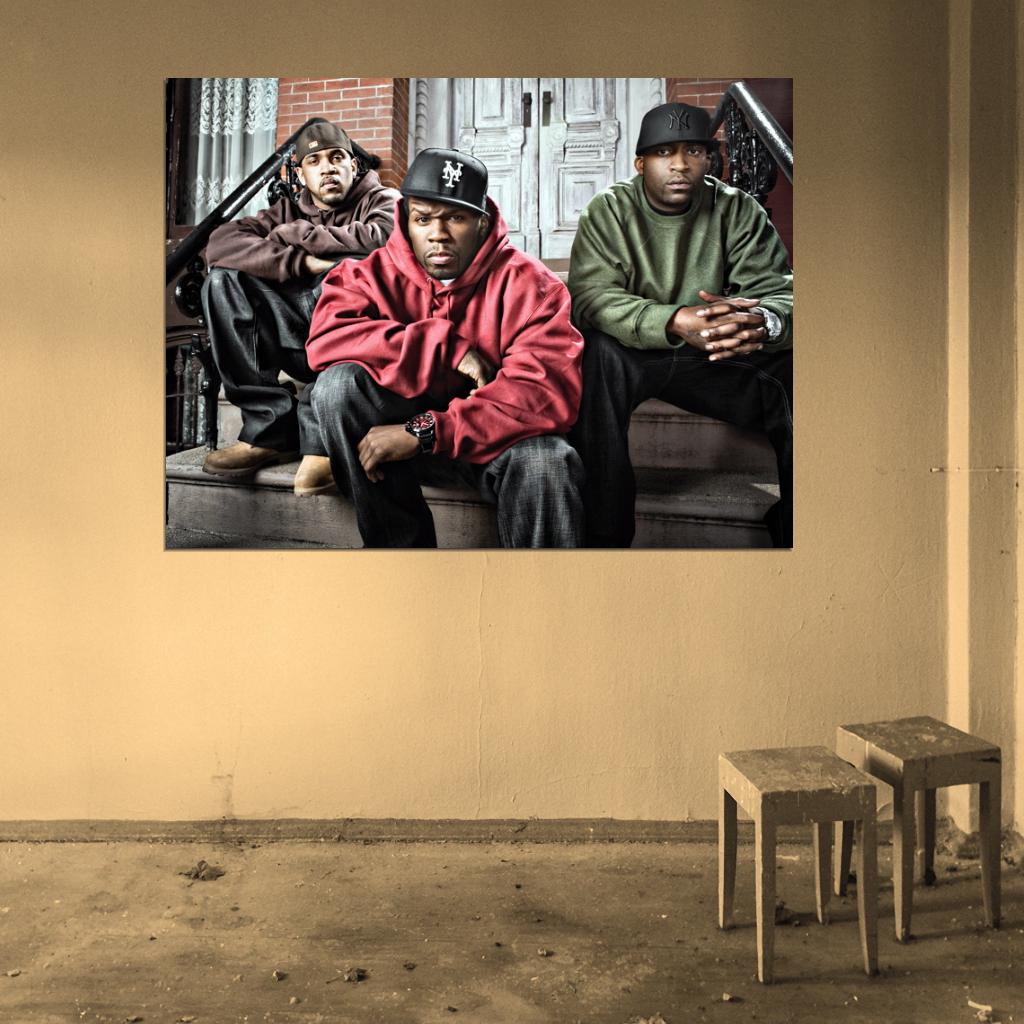 50 Cent G-Unit Rap Hip-Hop Music Rapper Wall Art Print Poster