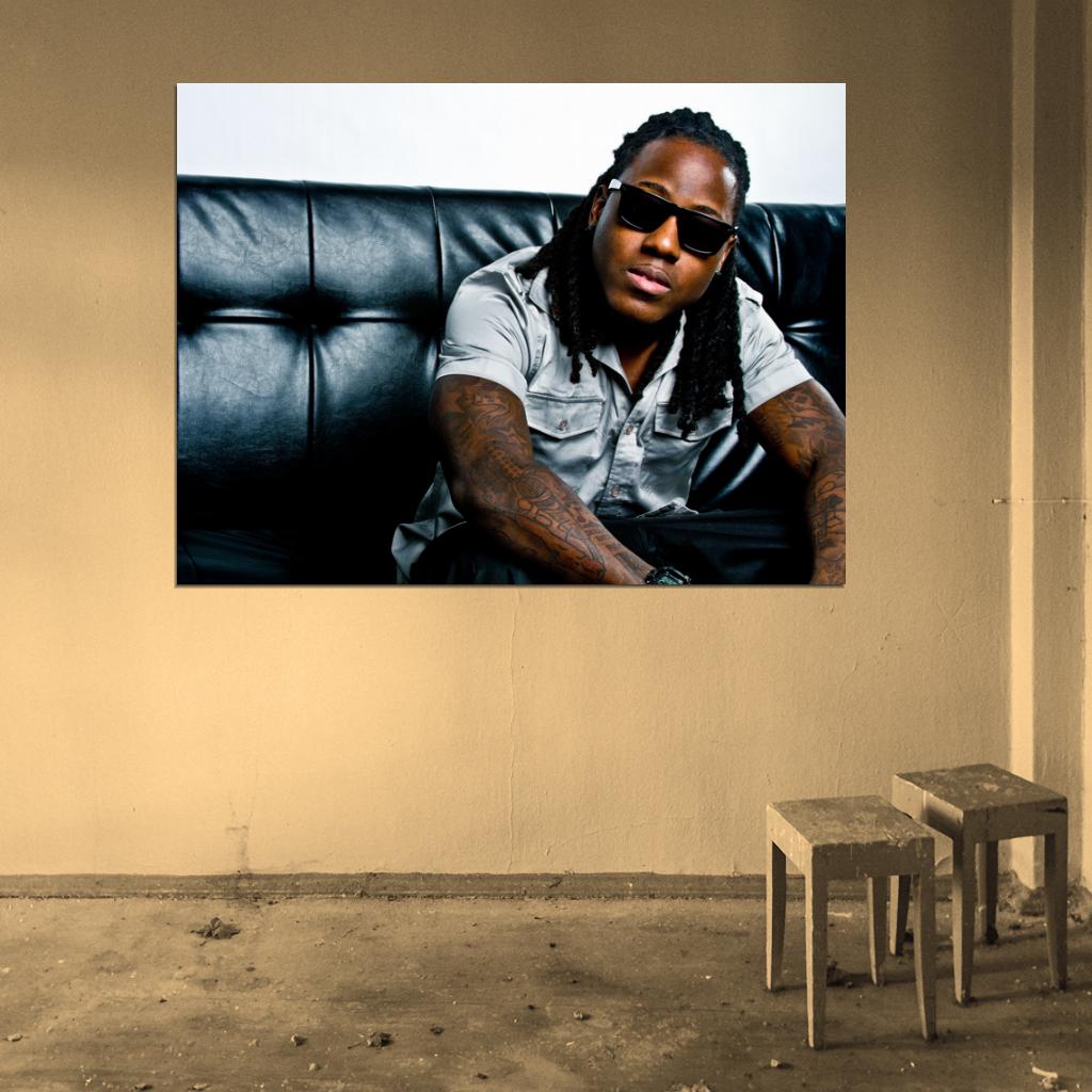 Ace Hood Rap Hip-Hop Music Rapper Wall Art Print Poster