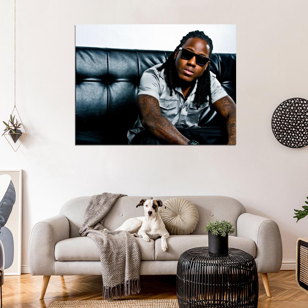 Ace Hood Rap Hip-Hop Music Rapper Wall Art Print Poster