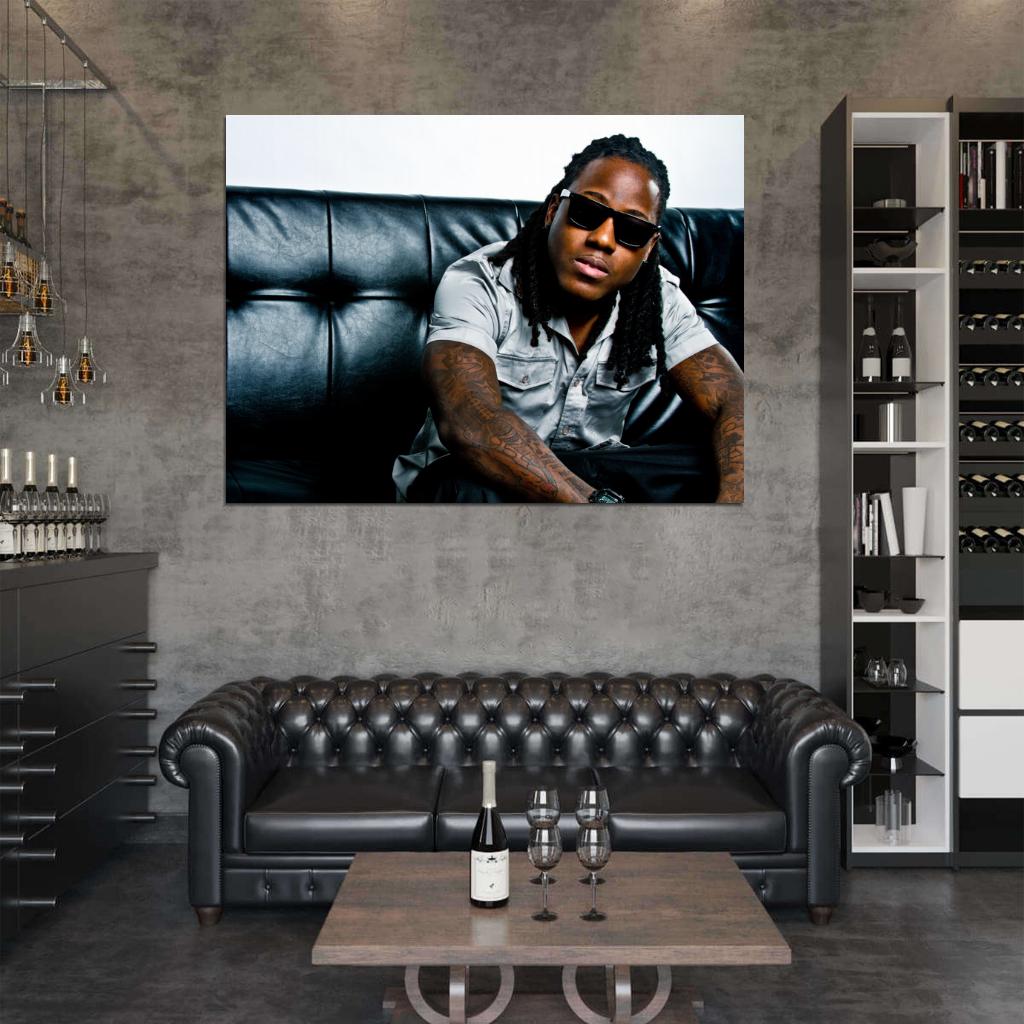 Ace Hood Rap Hip-Hop Music Rapper Wall Art Print Poster
