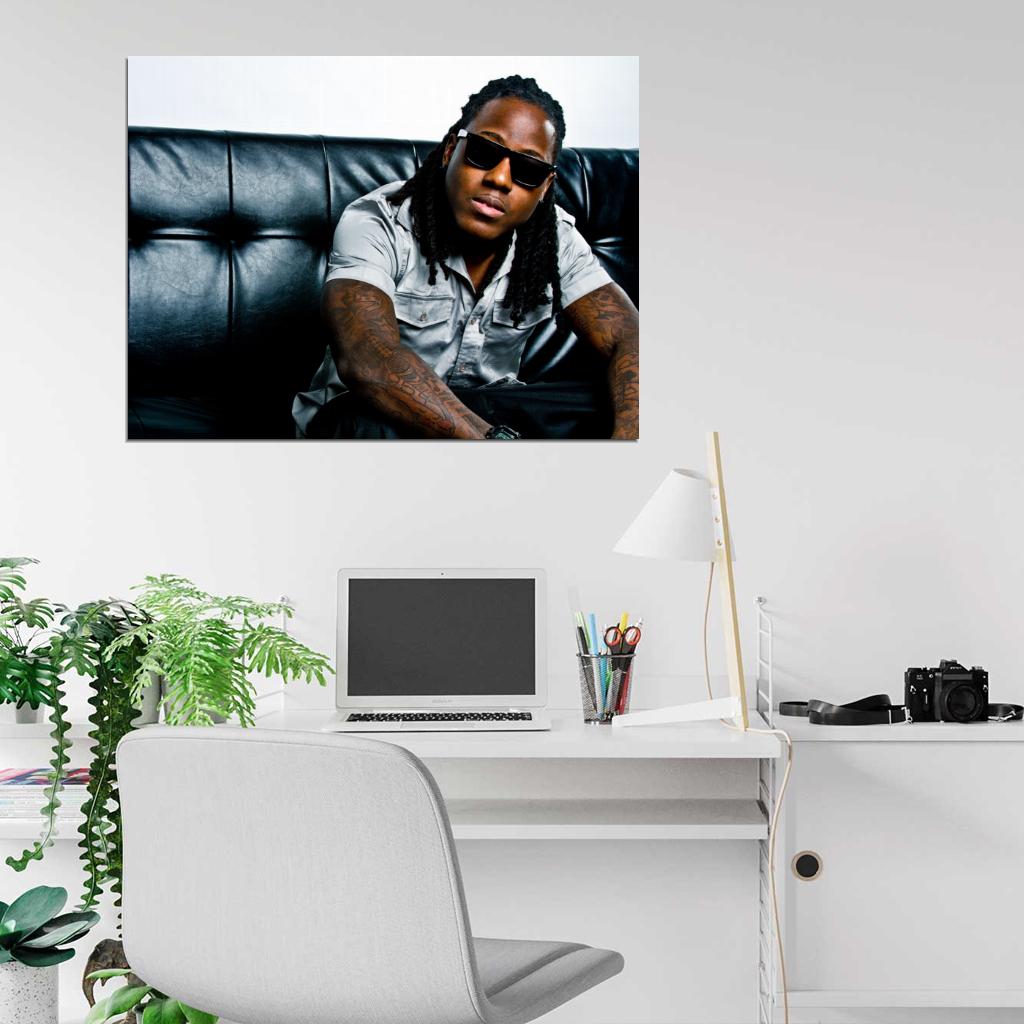 Ace Hood Rap Hip-Hop Music Rapper Wall Art Print Poster
