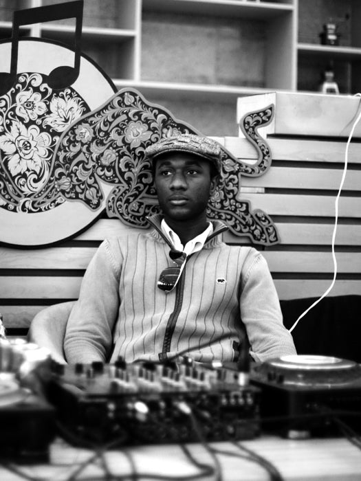 Aloe Blacc BW Soul R&B Rap Hip-Hop Music Rapper Wall Art Print Poster