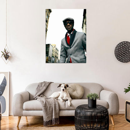 Aloe Blacc Soul R&B Rap Hip-Hop Music Rapper Wall Art Print Poster