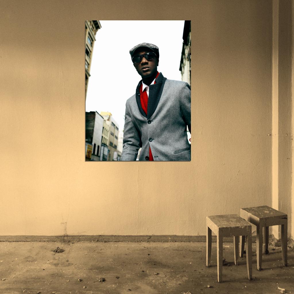 Aloe Blacc Soul R&B Rap Hip-Hop Music Rapper Wall Art Print Poster
