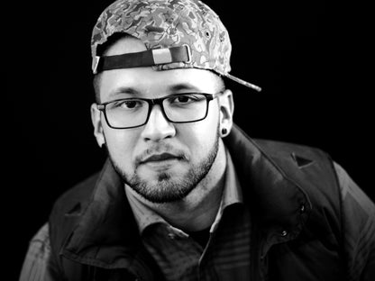 Andy Mineo C-Lite BW Rap Hip-Hop Music Rapper Wall Art Print Poster