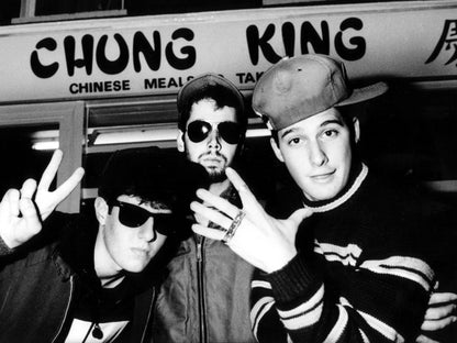 Beastie Boys Vintage Retro BW Rap Band Hip-Hop Music Wall Art Print Poster