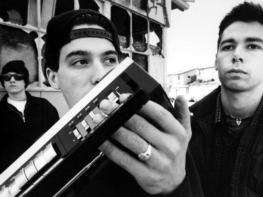 Beastie Boys Vintage Retro BW Rap Band Hip-Hop Music Wall Art Print Poster