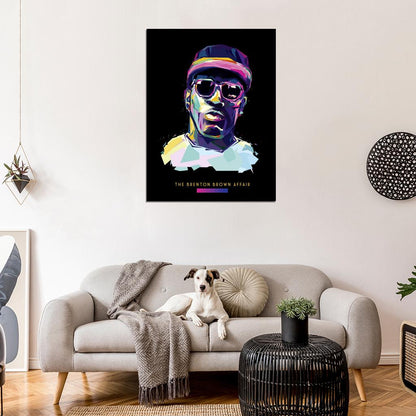 The Brenton Brown Affair Art Rap Hip-Hop Music Wall Art Print Poster